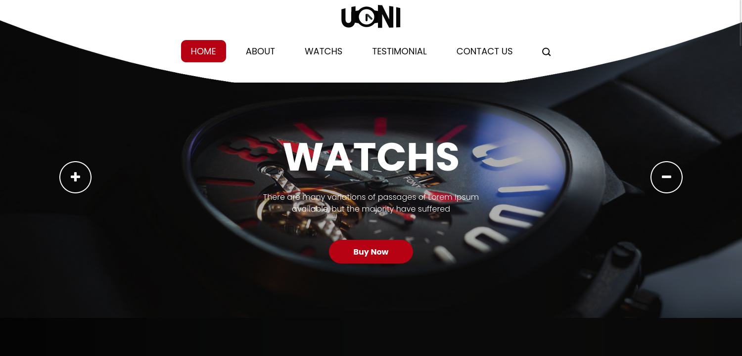 Uoni – 免费的Bootstrap 4 HTML5公司网站模板