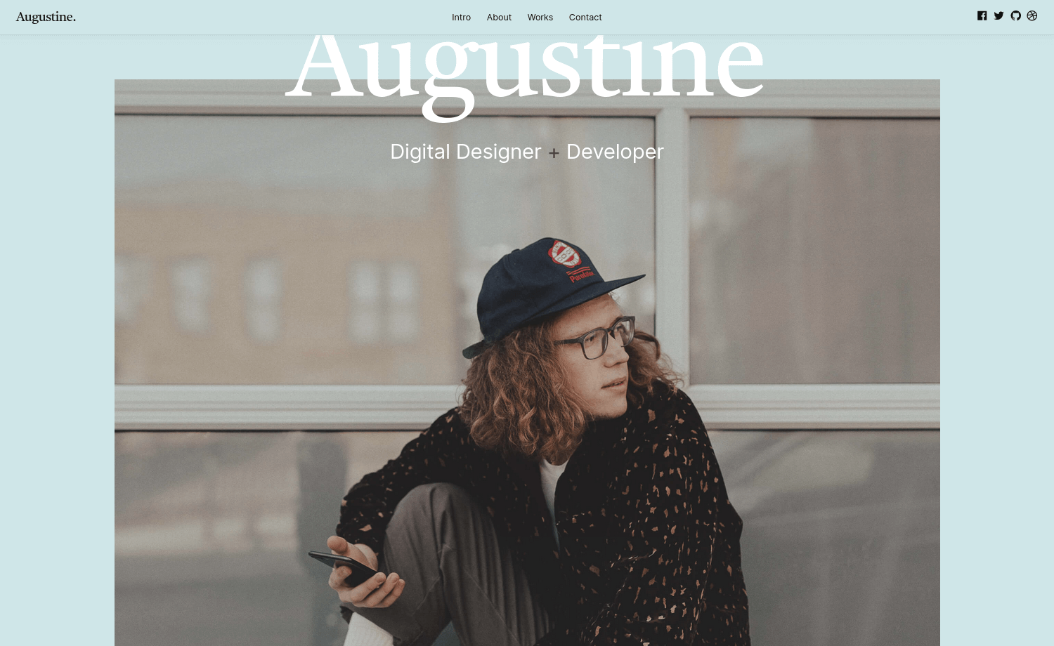 Augustine – 免费HTML5 CSS3着陆页模板