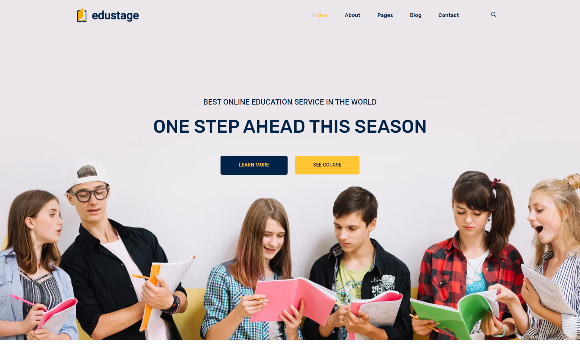 Edustage – 免费响应式Bootstrap 4 HTML 5 教育网站模板