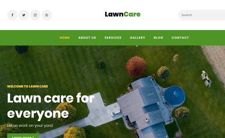 Lawncare – 免费 Bootstrap 4 HTML5 园艺网站模板