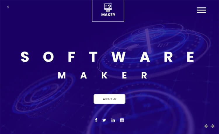 Maker – 免费的Bootstrap 4 HTML5响应式着陆页模板