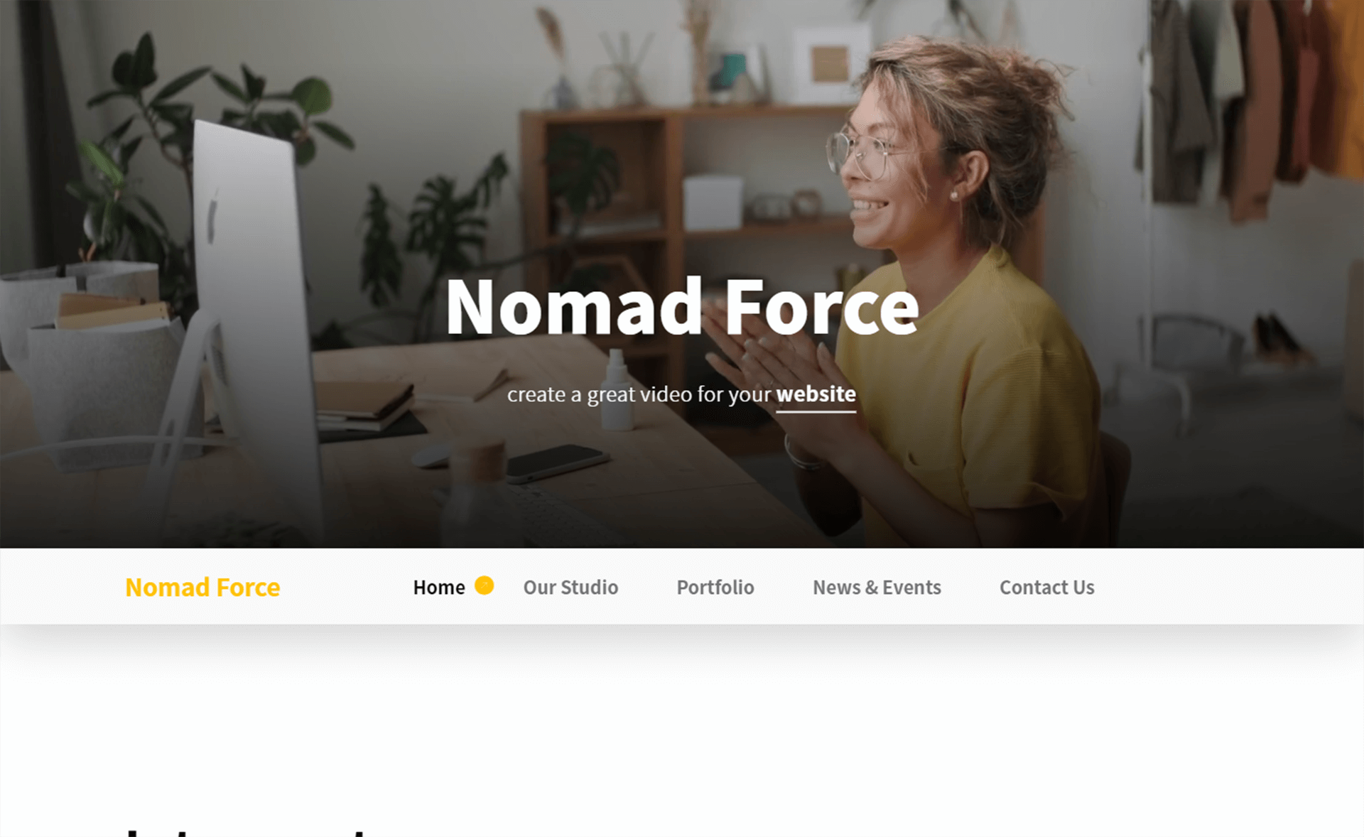 Nomad force – 免费 Bootstrap 5 HTML5 着陆页模板