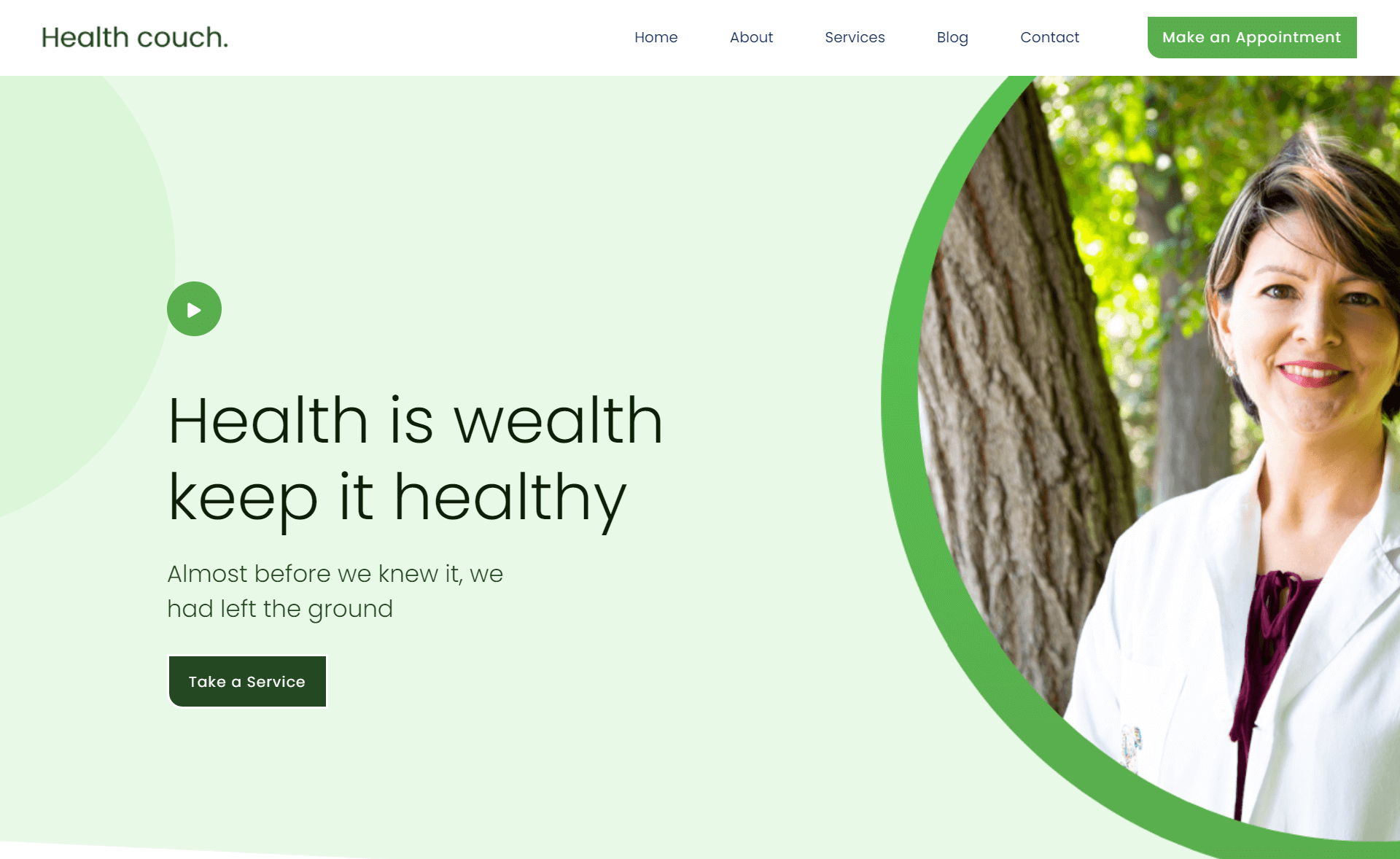 Healthcouch – 免费响应式Bootstrap 4 HTML5医疗网站模板