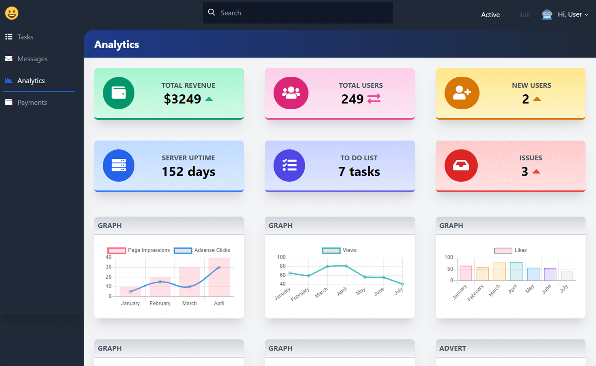 Toolbox Admin – 免费响应式 Tailwind CSS 管理模板