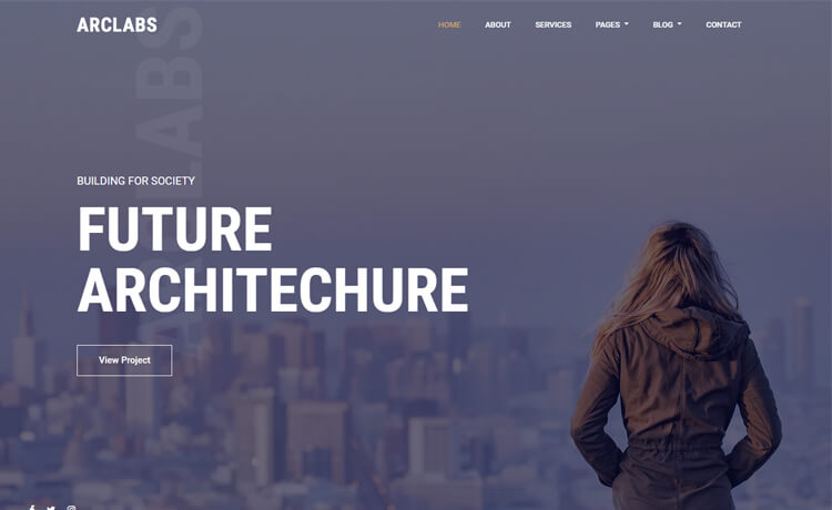 Arclabs – 免费的Bootstrap 4 HTML5 建筑网站模板