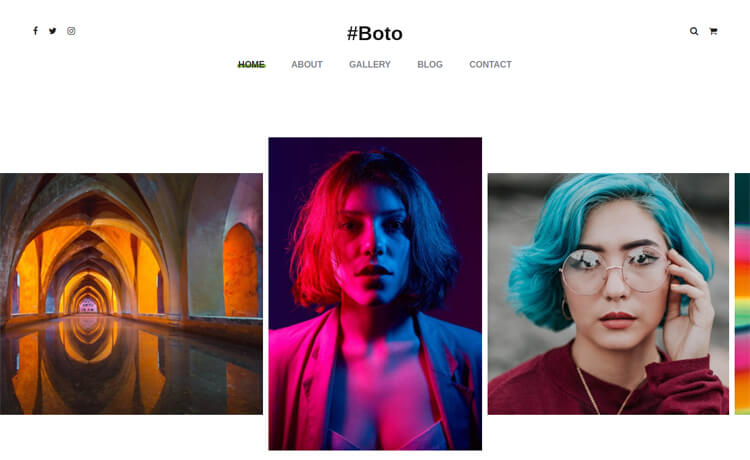 Boto – 免费 Bootstrap 4 HTML5 摄影网站模板