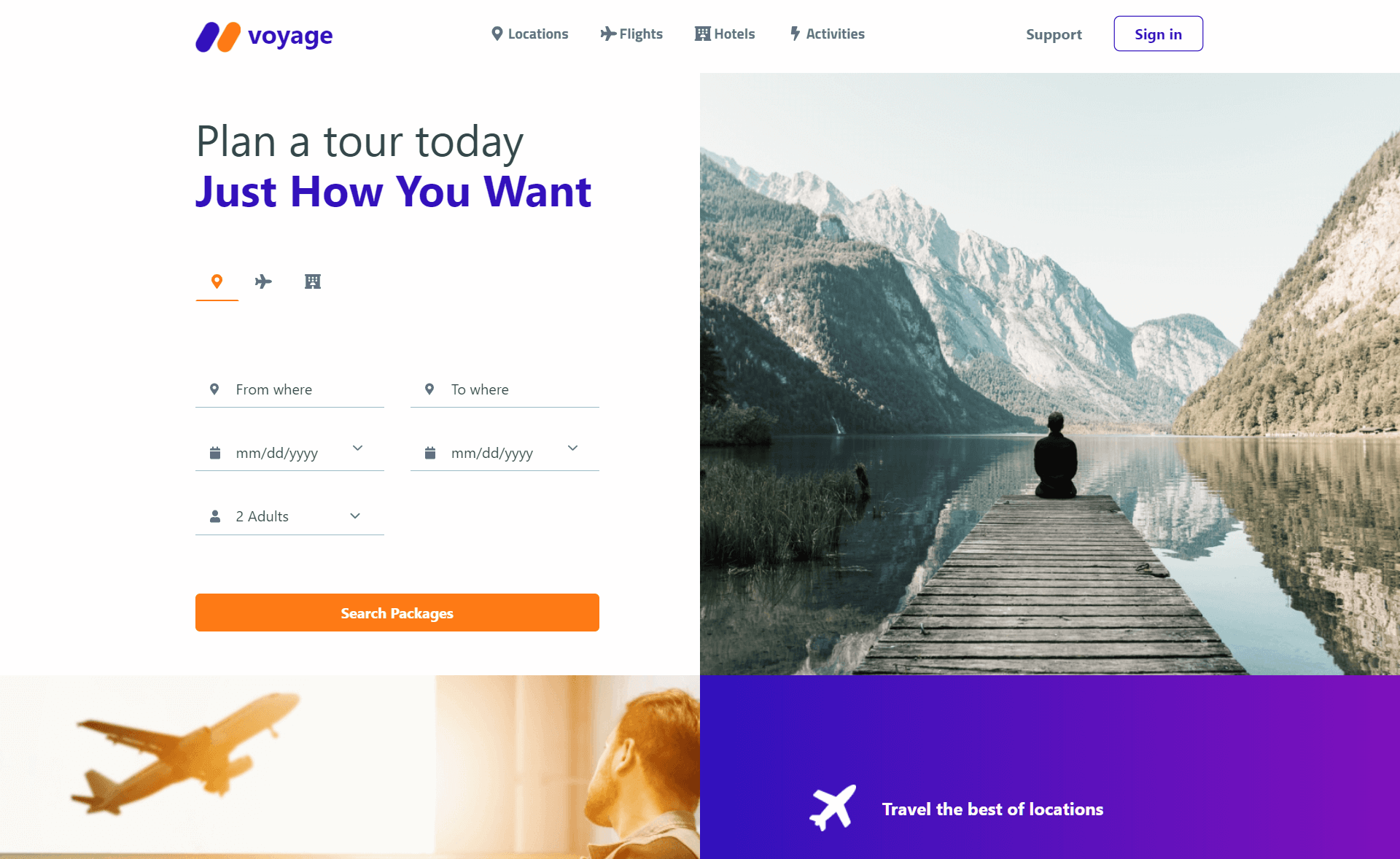 Voyage – 免费响应式 Bootstrap 5 HTML5 旅游网站模板