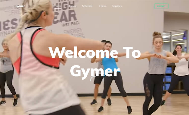 Gymer – 免费 Bootstrap 4 HTML5 单页健身网站模板