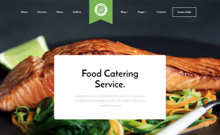 Flatter – 免费 Bootstrap 4 HTML5 响应式餐饮网站模板