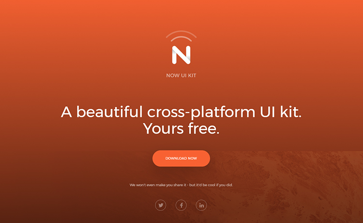 Now UI Kit – 全新的Bootstrap 4 UI套件