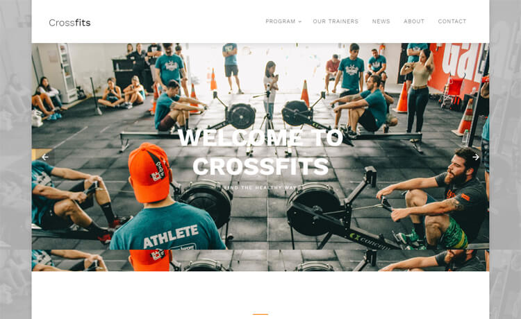 CrossFits – 免费的Bootstrap 4 HTML5 CrossFit网站模板